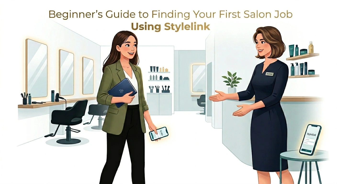 First Salon Job Using Stylelink Guide