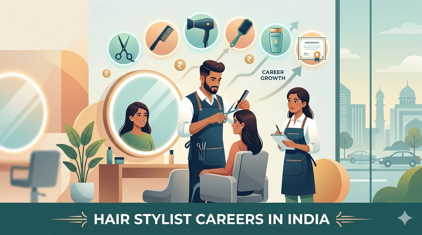 hair stylist jobs in India professional hairstylist working in salon