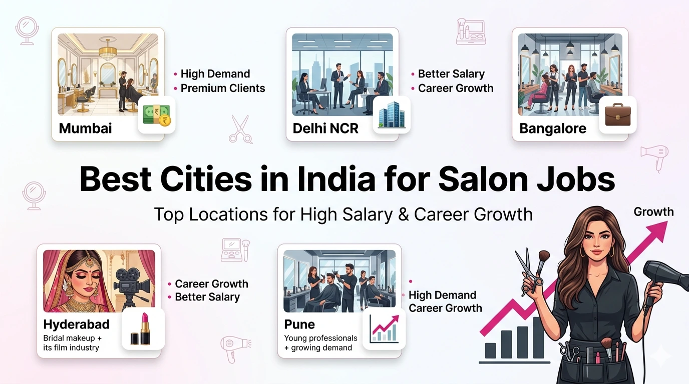 7 Best Cities in India for Salon Jobs & Higher Salaries