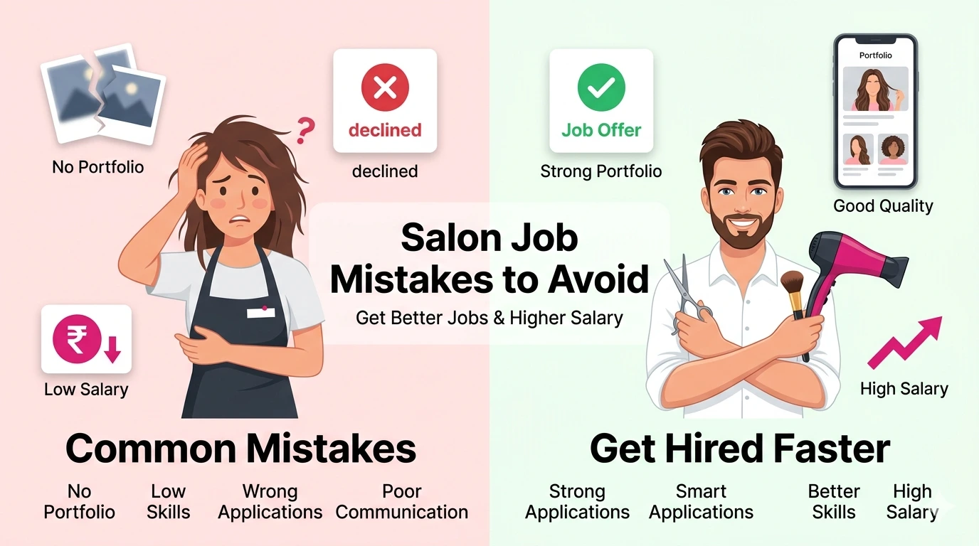 10 Common Mistakes Salon Job Seekers Make & How to Fix Them