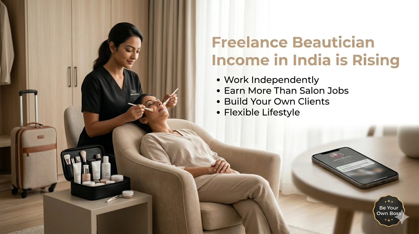 Freelance Beautician Income in India: Earnings & Growth Tips