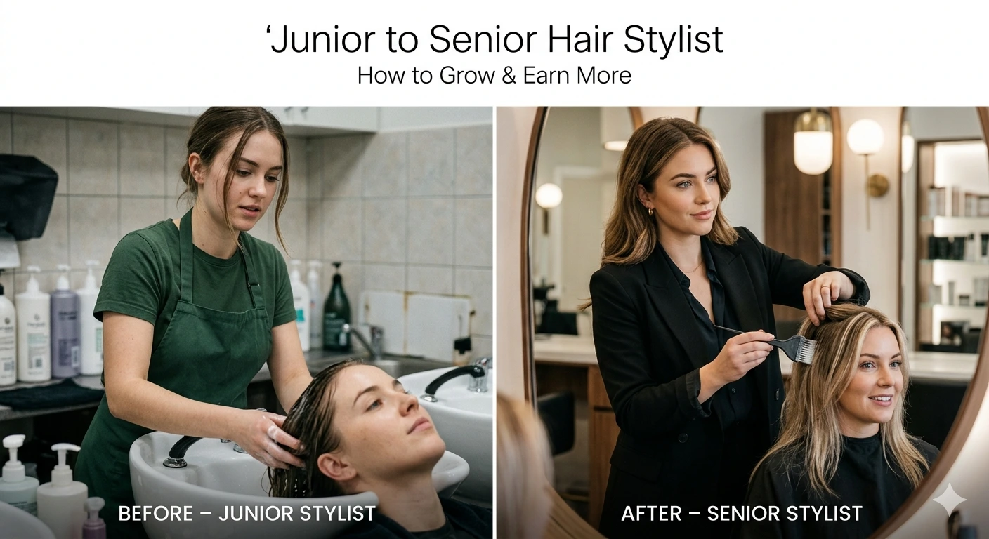 How to Grow from Junior to Senior Hair Stylist (Ultimate Guide)