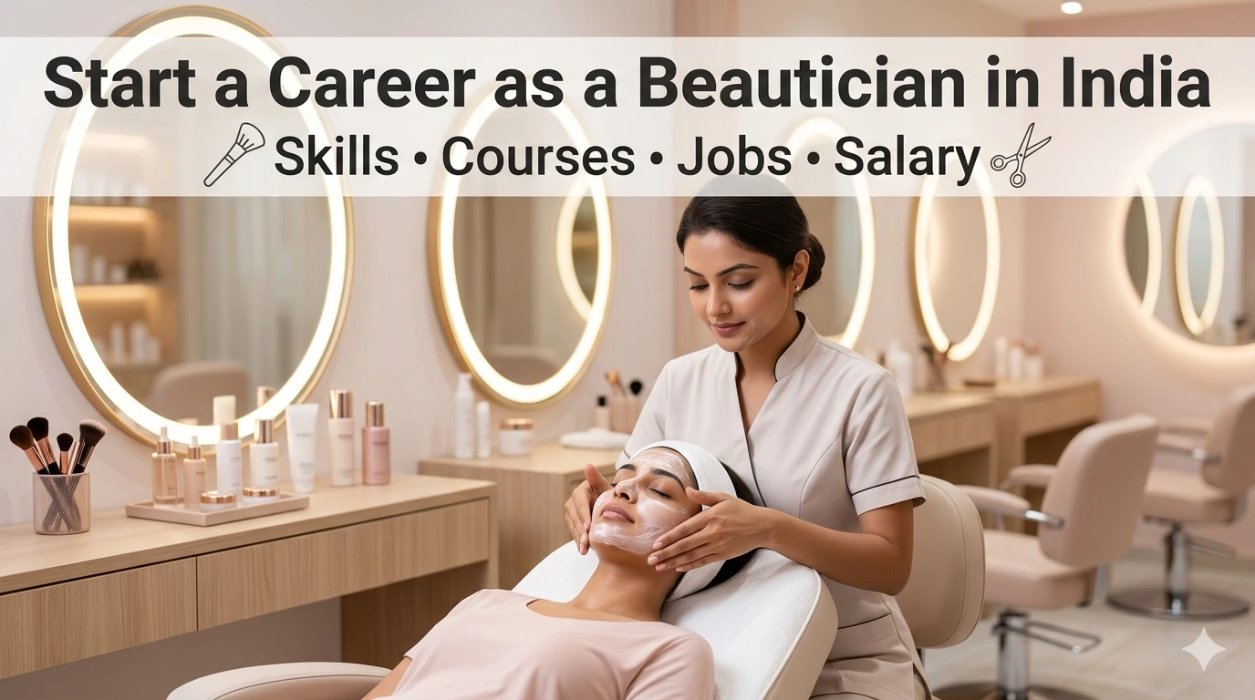 how to start a career as a beautician in India