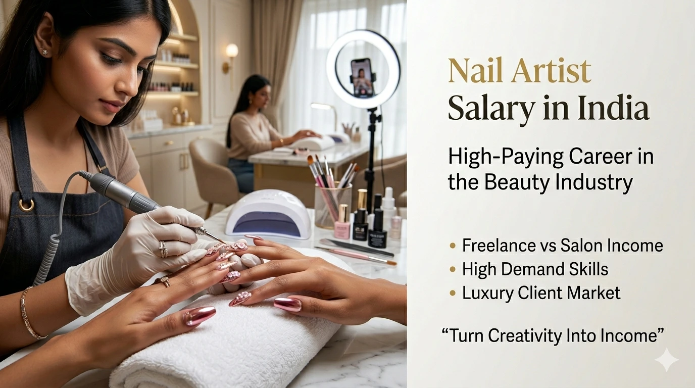 Nail Artist Salary in India – Income Potential Career Growth and Demand