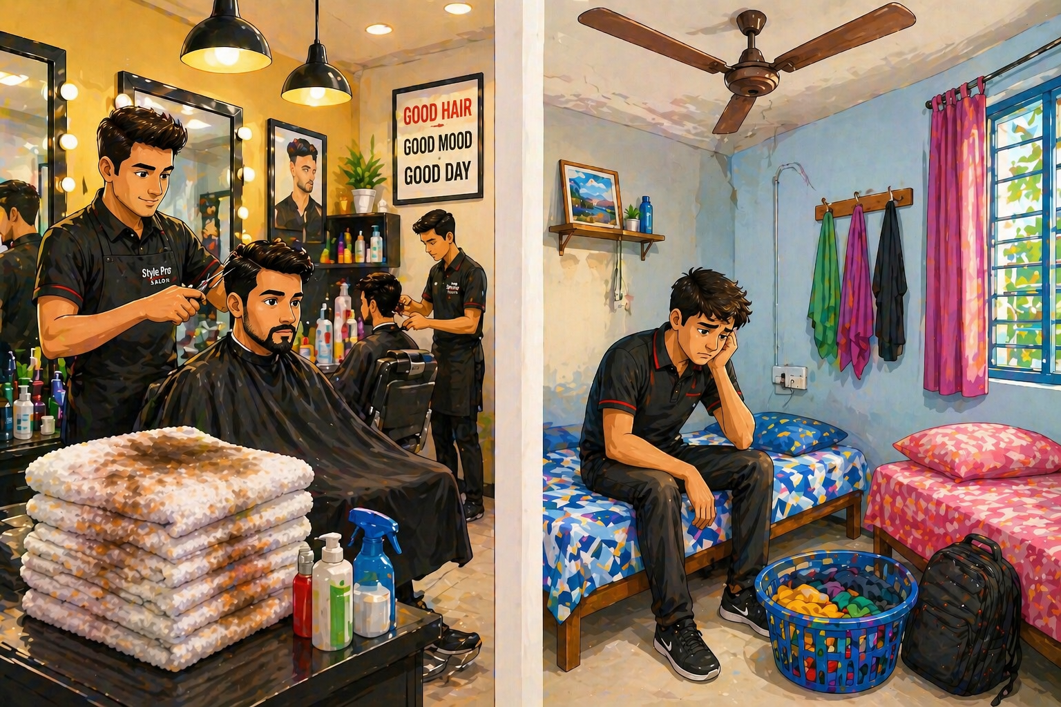 salon employee retention issues in early onboarding and accommodation setup