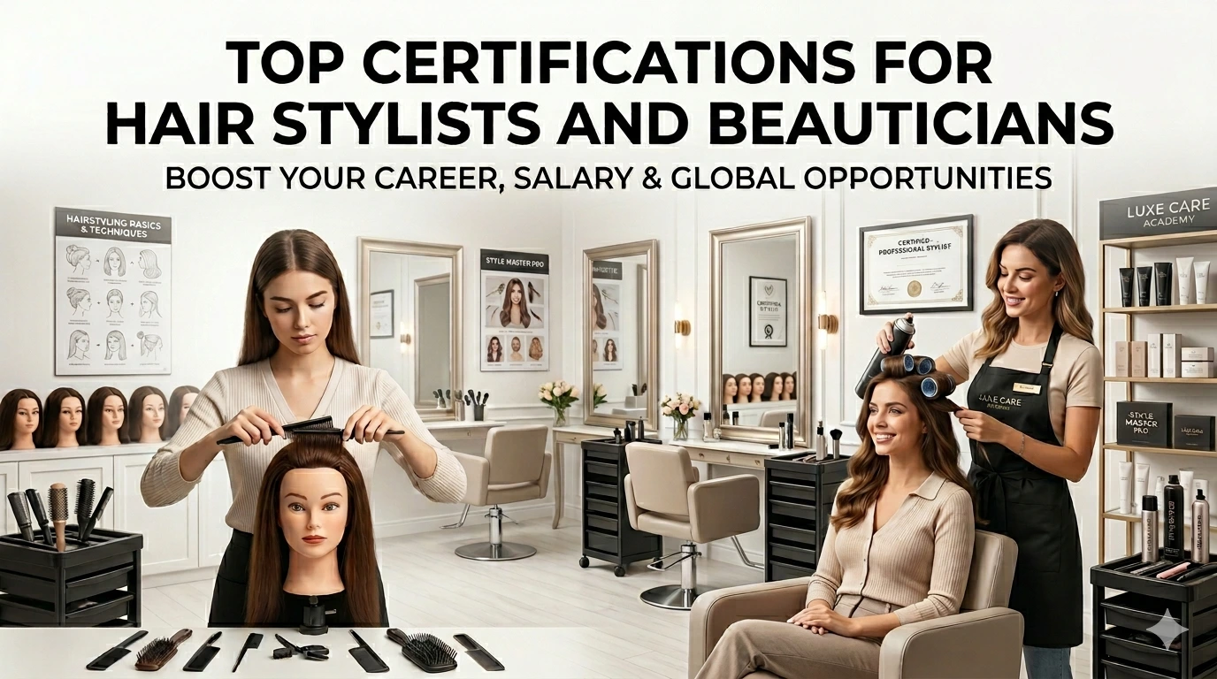 Top Certifications for Hair Stylists and Beauticians in India