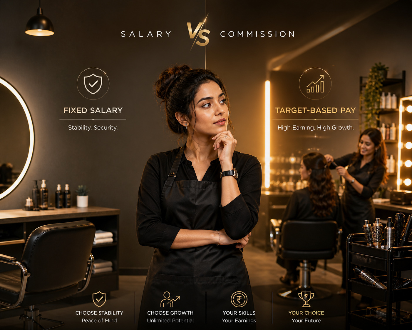 Fixed Salary vs. Target-Based Pay in Salons: Which is Better for You?