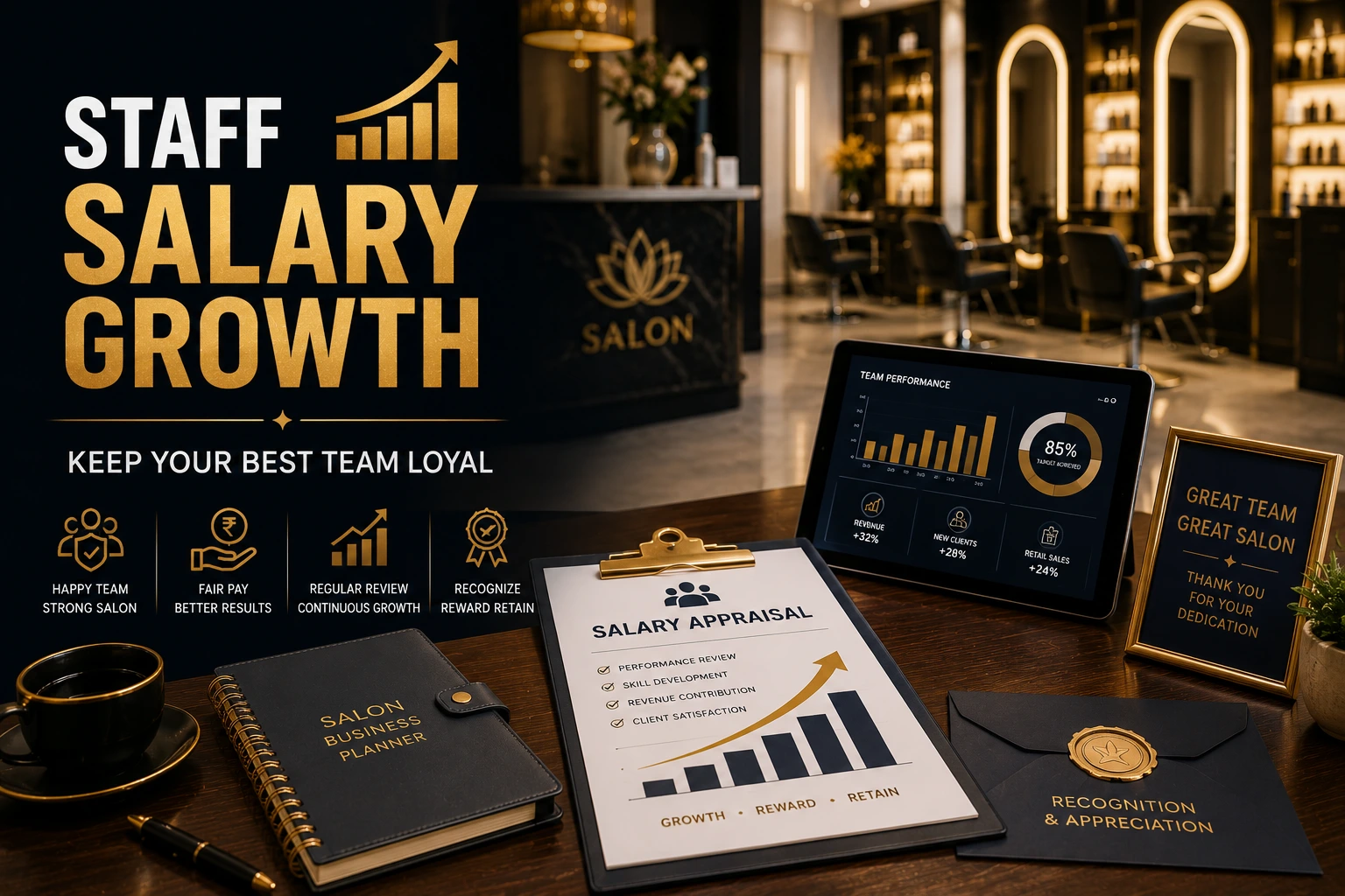 How Often Should Salon Owners Increase Staff Salaries to Stop Attrition?