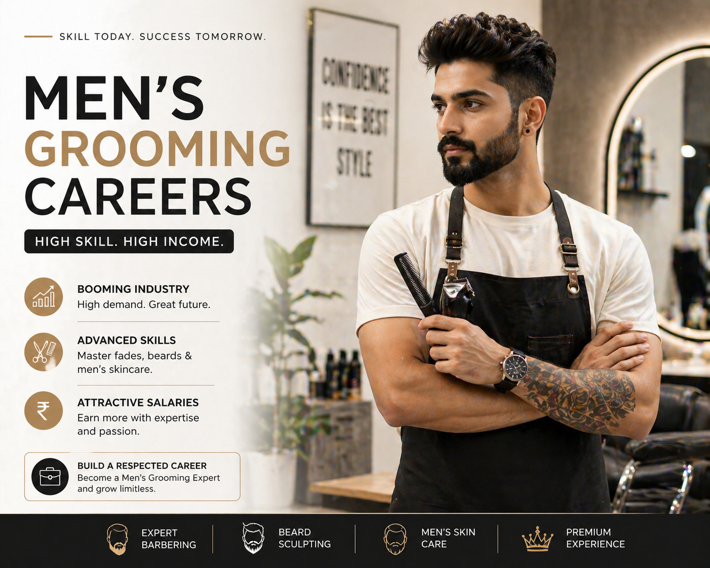 Men's Barbering and Grooming Expert Jobs in India: Career Guide