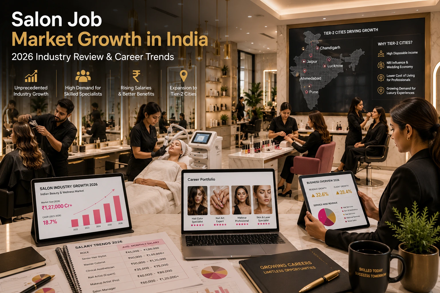 End of the Year Review: Analyzing the Overall Salon Job Market Growth in India