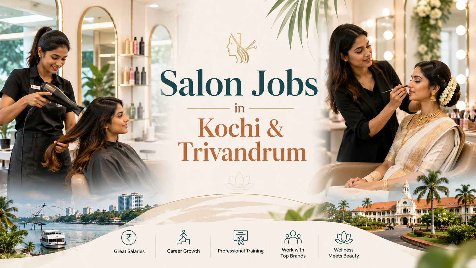 Salon Jobs in Kochi and Thiruvananthapuram – The Growing Kerala Beauty Market